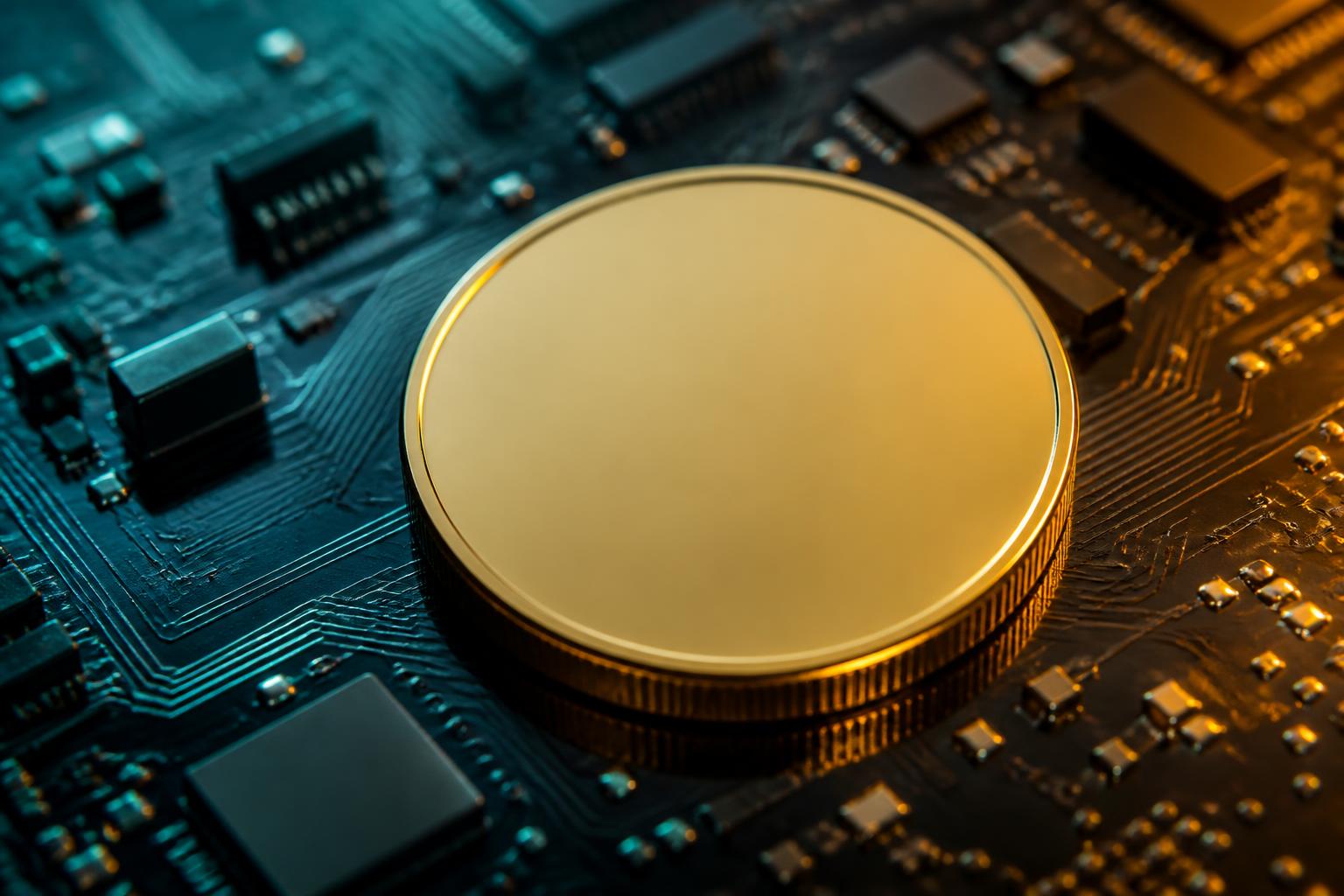 Raw gold ore of the kind Burlcore Mining says backs its on-chain assets
